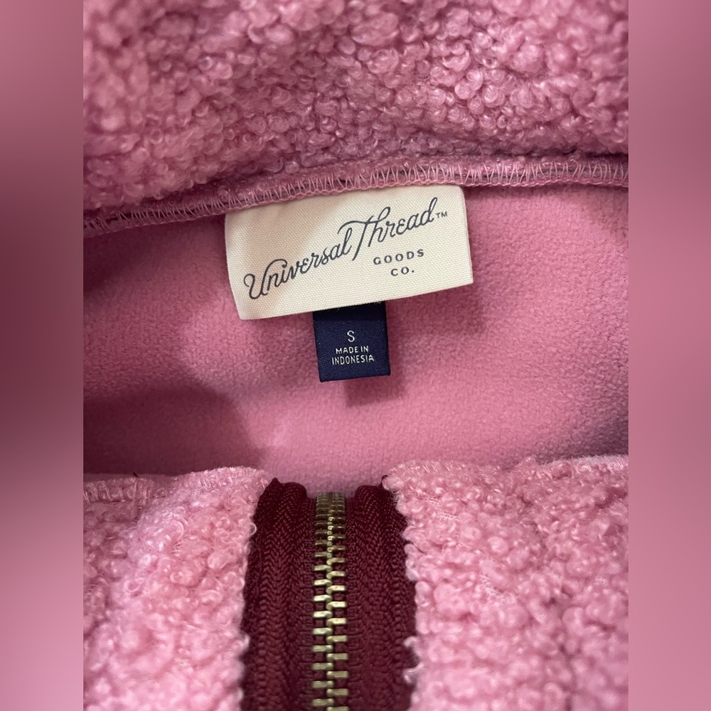 Universal Threads Quarter Zip Sherpa Sweatshirt - image 2